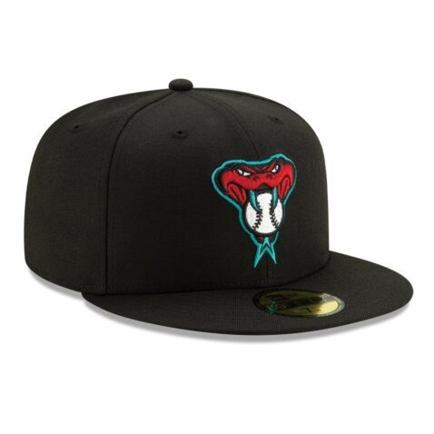 New Era Arizona Diamondbacks Alternate 1 Black 59FIFTY Fitted Hat Right Front