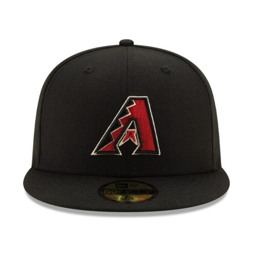 New Era Arizona Diamondbacks Game Black 59FIFTY Fitted Hat Front