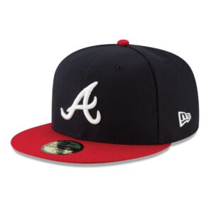 New Era 59Fifty Atlanta Braves Home Authentic Collection On Field Hat