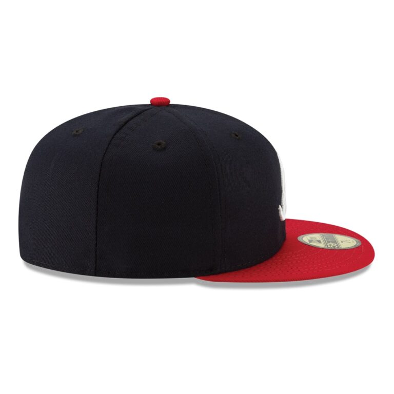 New Era Atlanta Braves Home Navy Red 59FIFTY Fitted Hat Right New Era Atlanta Braves Home Navy Red 59FIFTY Fitted Hat Right