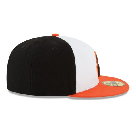 New Era Baltimore Orioles Home Black Orange 59FIFTY Fitted Hat Right