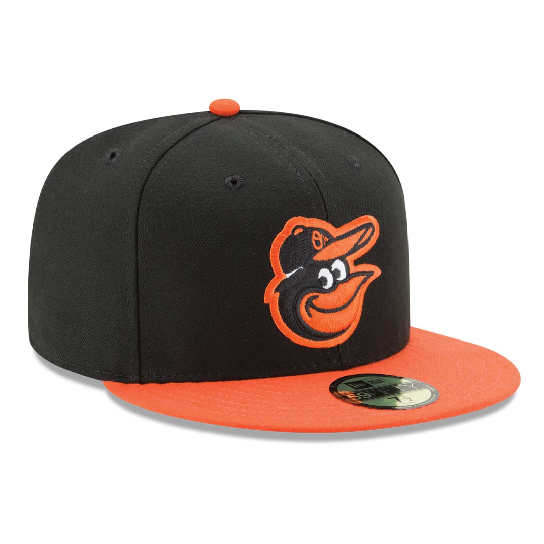 New Era 59Fifty Baltimore Orioles Road Authentic Collection On