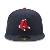 New Era Boston Red Sox Alternate 1 Dark Navy 59FIFTY Fitted Hat Front