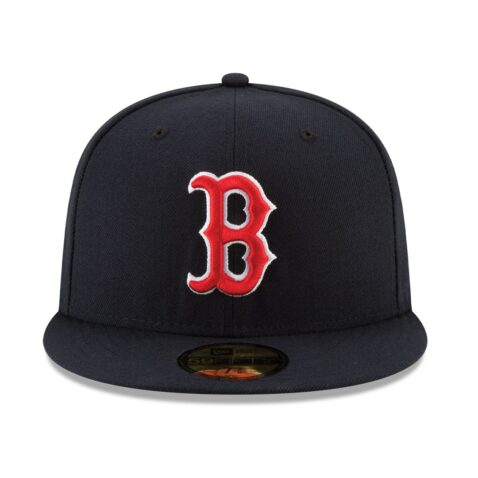 New Era Boston Red Sox Game Dark Navy 59FIFTY Fitted Hat Front