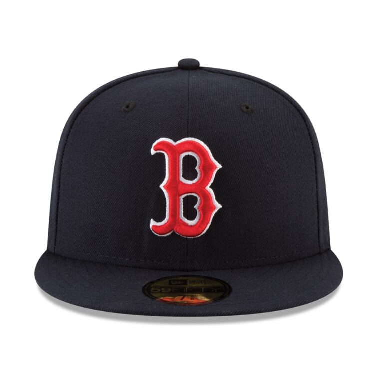 New Era Boston Red Sox Game Dark Navy 59FIFTY Fitted Hat Front New Era Boston Red Sox Game Dark Navy 59FIFTY Fitted Hat Front