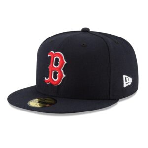 New Era Boston Red Sox Game Dark Navy 59FIFTY Fitted Hat Left Front