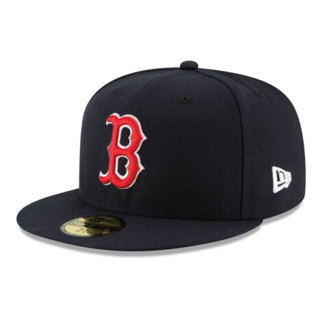 New Era Boston Red Sox Game Dark Navy 59FIFTY Fitted Hat Left Front