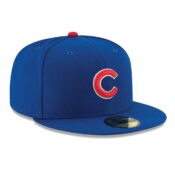 New Era Chicago Cubs Game Royal 59FIFTY Fitted Hat Right Front