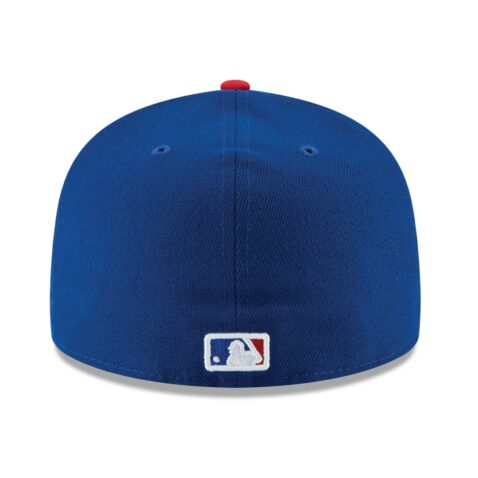 NE Chicago Cubs Game AC On Field Fitted Hat back