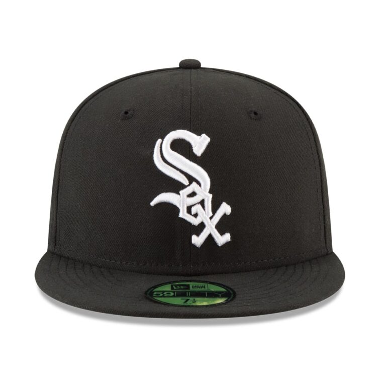 New Era Chicago White Sox Game Black 59FIFTY Fitted Hat Front New Era Chicago White Sox Game Black 59FIFTY Fitted Hat Front