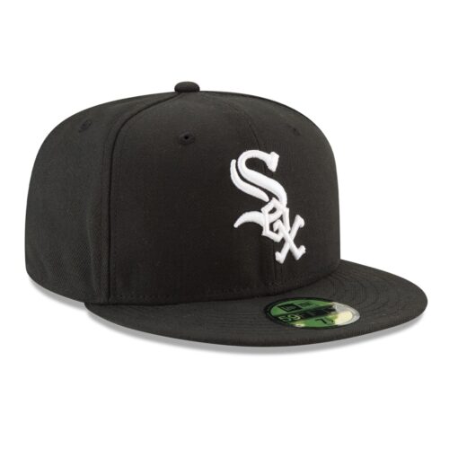 New Era Chicago White Sox Game Black 59FIFTY Fitted Hat Right Front