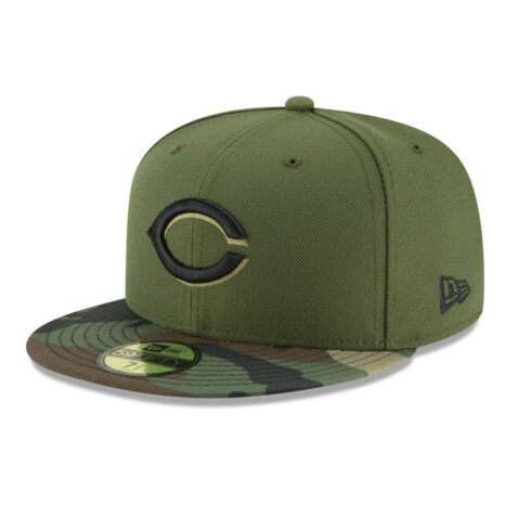 New Era Cincinnati Reds Alternate 2 Green 59FIFTY Fitted Hat Left Front