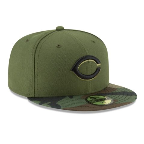 New Era Cincinnati Reds Alternate 2 Green 59FIFTY Fitted Hat Right Front