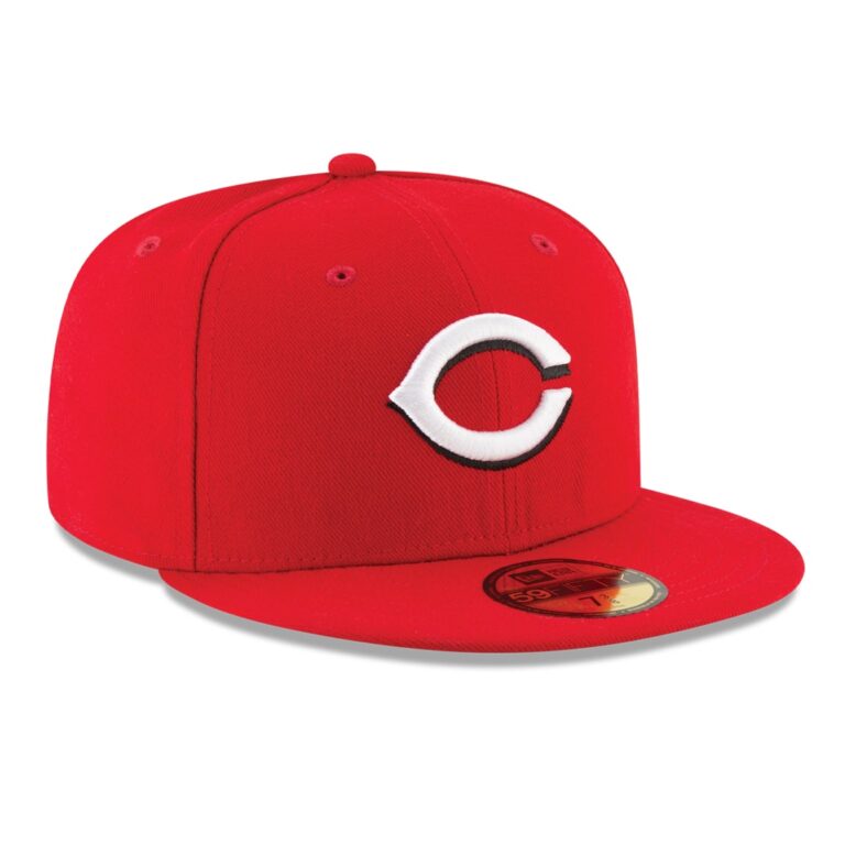 New Era Cincinnati Reds Home Red 59FIFTY Fitted Hat Right Front New Era Cincinnati Reds Home Red 59FIFTY Fitted Hat Right Front
