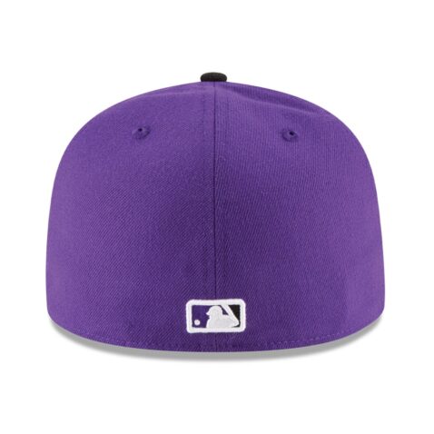 New Era Colorado Rockies Alternate 2 Purple 59FIFTY Fitted Hat Back