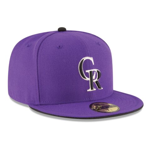 New Era Colorado Rockies Alternate 2 Purple 59FIFTY Fitted Hat Right Front
