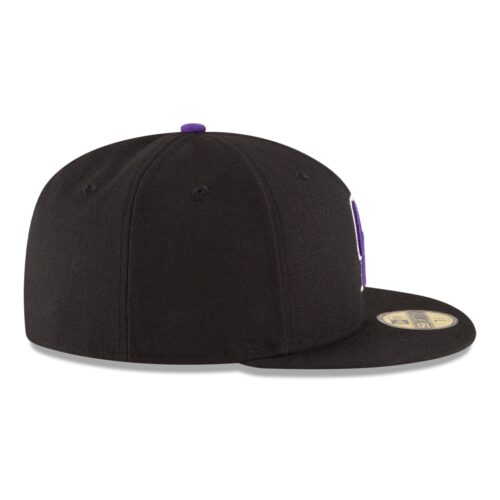 New Era Colorado Rockies Game Black 59FIFTY Fitted Hat Left