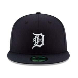 New Era 59Fifty Detroit Tigers Home Authentic Collection On Field Fitted Hat Dark Navy 2021