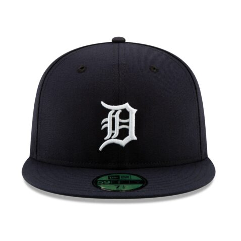 New Era Detroit Tigers Home Dark Navy 59FIFTY Fitted Hat Front