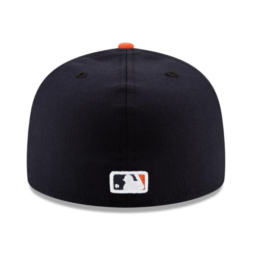 New Era Detroit Tigers Road Dark Navy 59FIFTY Fitted Hat Back
