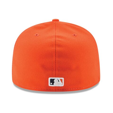 New Era Houston Astros Alternate 1 Orange 59FIFTY Fitted Hat Back
