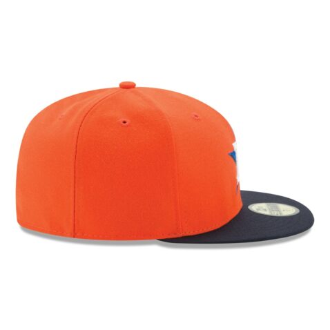 New Era Houston Astros Alternate 1 Orange 59FIFTY Fitted Hat Left