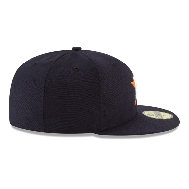 New Era Houston Astros Home Dark Navy 59FIFTY Fitted Hat Right New Era Houston Astros Home Dark Navy 59FIFTY Fitted Hat Right