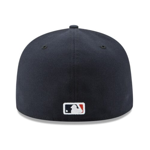 New Era Houston Astros Road Navy Orange 59FIFTY Fitted Hat Back