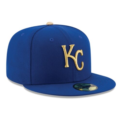 New Era Kansas City Royals Alternate 1 Royal 59FIFTY Fitted Hat Right Front