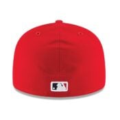 New Era Los Angeles Angels Of Anaheim Game Red 59FIFTY Fitted Hat Back