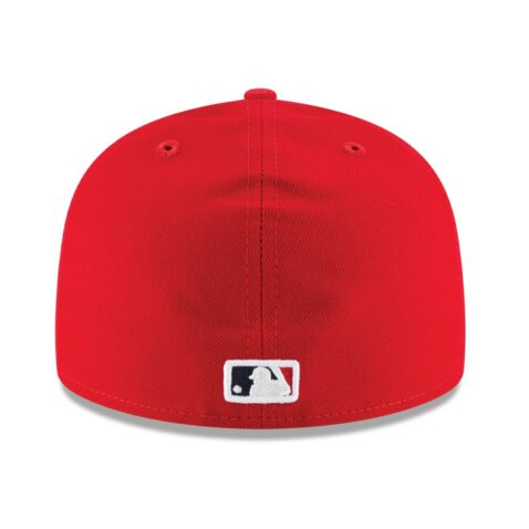 New Era Los Angeles Angels Of Anaheim Game Red 59FIFTY Fitted Hat Back