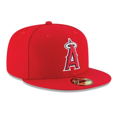 New Era Los Angeles Angels Of Anaheim Game Red 59FIFTY Fitted Hat Right Front