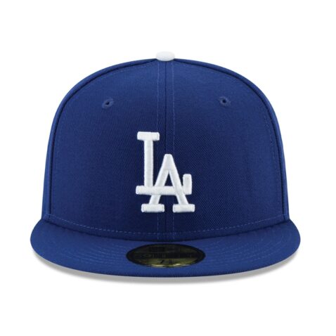 New Era Los Angeles Dodgers Game Royal 59FIFTY Fitted Hat Front