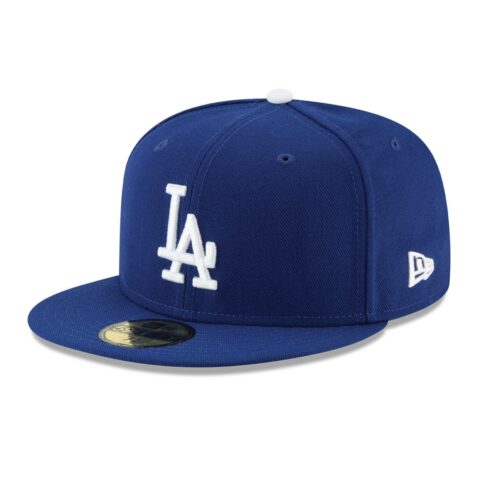 New Era Los Angeles Dodgers Game Royal 59FIFTY Fitted Hat Left Front