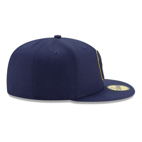 New Era Milwaukee Brewers Game Navy 59FIFTY Fitted Hat Right