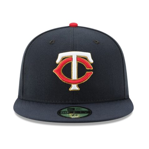New Era Minnesota Twins Alternate 1 Navy 59FIFTY Fitted Hat Front