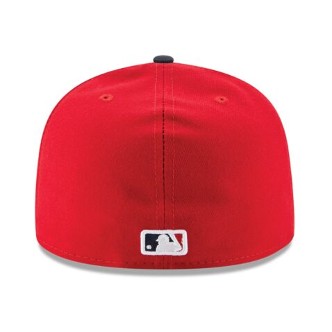 New Era Minnesota Twins Alternate 2 Red Navy 59FIFTY Fitted Hat Back