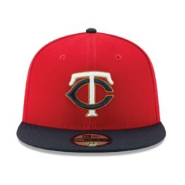 New Era 59Fifty Minnesota Twins Alternate 2 2022 Authentic On Field Fitted Hat Red Navy