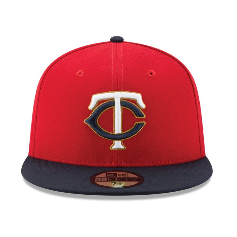 New Era Minnesota Twins Alternate 2 Red Navy 59FIFTY Fitted Hat Front New Era Minnesota Twins Alternate 2 Red Navy 59FIFTY Fitted Hat Front