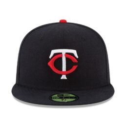 New Era 59Fifty Minnesota Twins Home 2022 Authentic Collection On Field Fitted Hat Navy