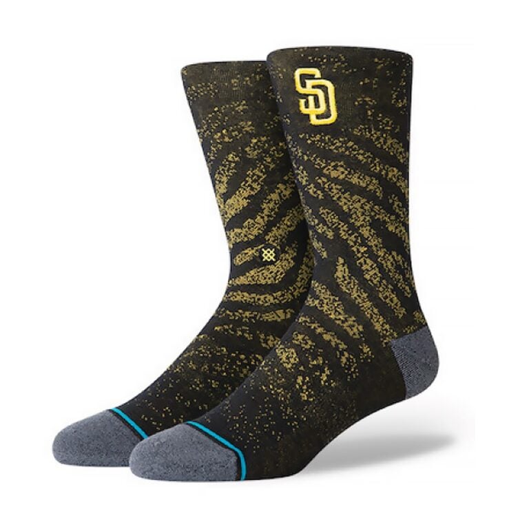 Stance Padres Mesh Crew Sock Black