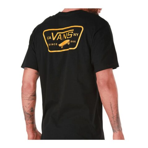 Vans Full Patch Back Tee Black-Saffron