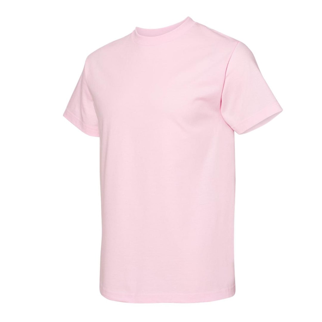 Plain Short Sleeve T-Shirt Hot Pink - Billion Creation