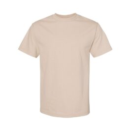 Plain Short Sleeve T-Shirt Sand