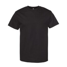 Plain Short Sleeve T-Shirt Black