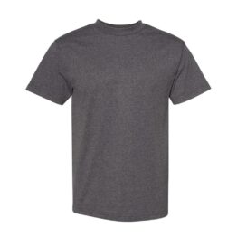 Plain Short Sleeve T-Shirt Charcoal Heather