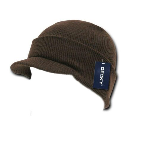 Decky Visor Beanie Brown