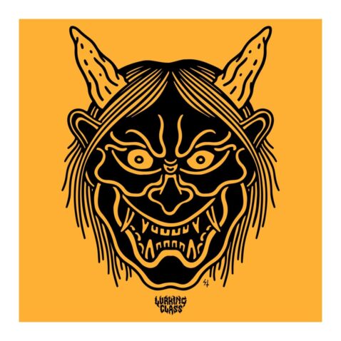 LC Hannya Fire SS T-SHIRT Gold-1