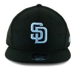 New Era 9Fifty San Diego Padres Black Sky Snapback Hat