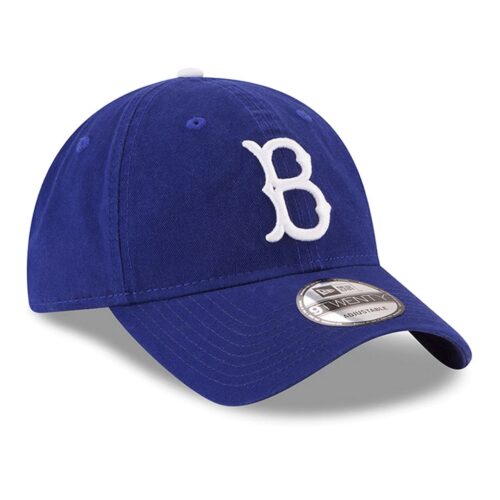 New Era 9Twenty Brooklyn Dodgers Cooperstown 1949 Core Basic Adjustable Hat Royal Blue Right Front